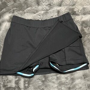 Novara Black Biking Skort